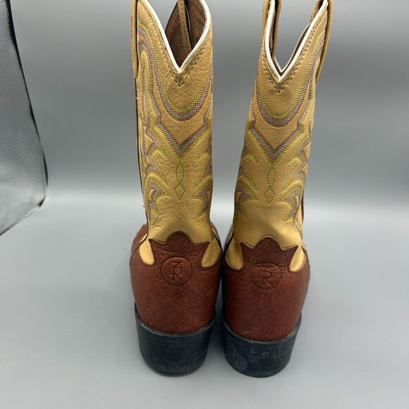 Tony Lama Mens Leather Work Boot Size 8D - Picture 5 of 11